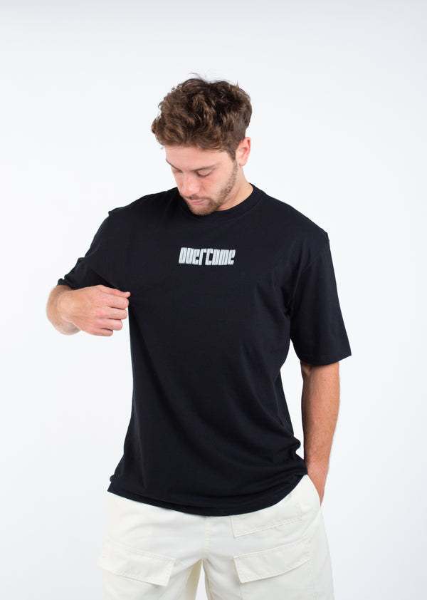 Camiseta Overcome Double Smile Preta