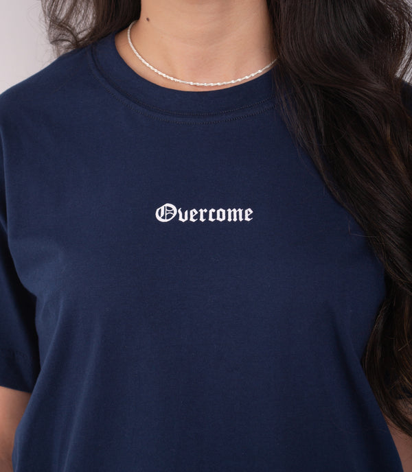 Camiseta Overcome New Script Azul Marinho