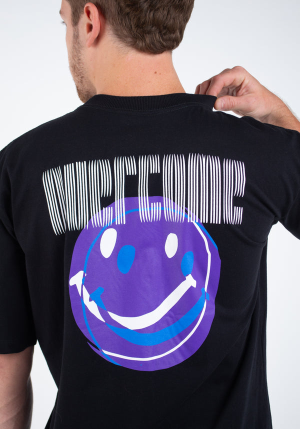 Camiseta Overcome Double Smile Preta