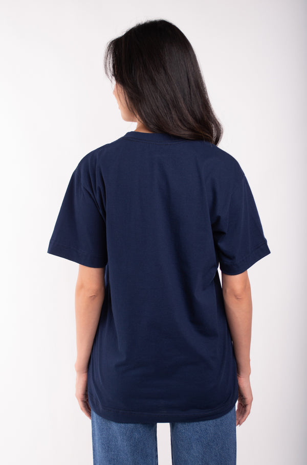 Camiseta Overcome New Script Azul Marinho