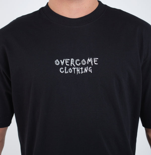 Camiseta Overcome Star Sketch Preto