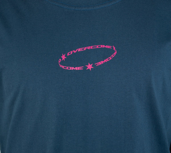 Camiseta Overcome Award  Azul Turmalina