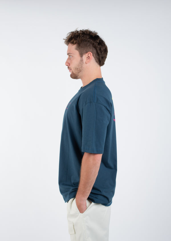 Camiseta Overcome Award  Azul Turmalina