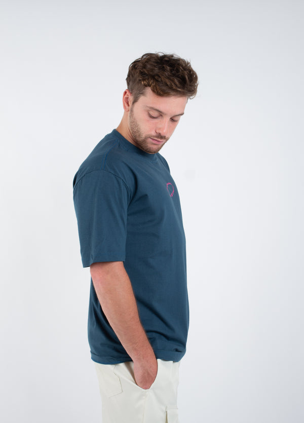 Camiseta Overcome Award  Azul Turmalina