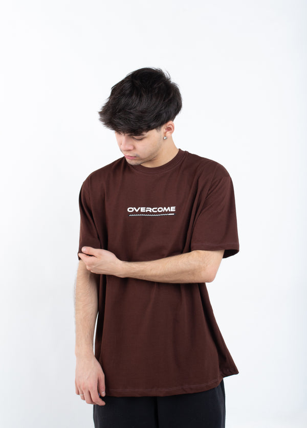 Camiseta Overcome Feel Innovation Marrom