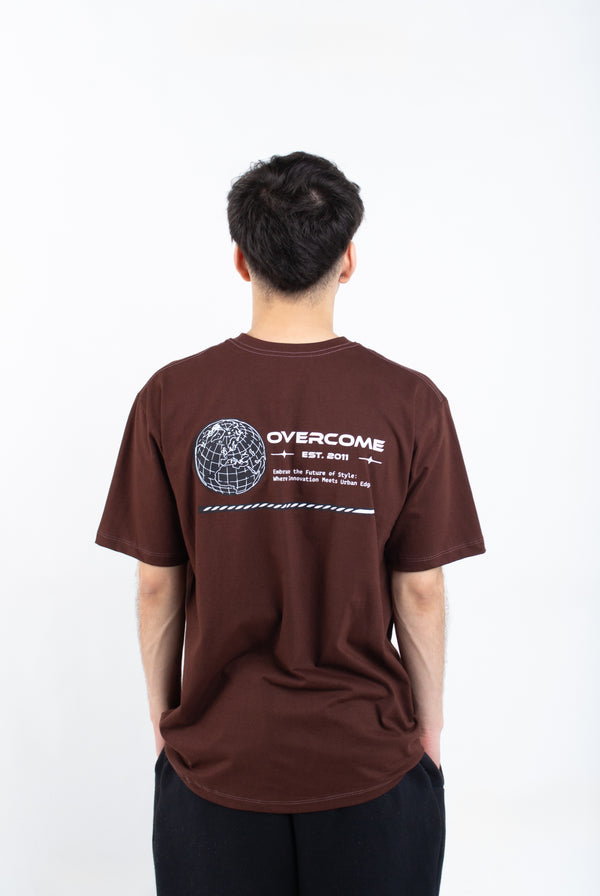 Camiseta Overcome Feel Innovation Marrom