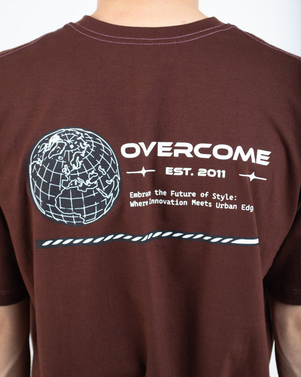 Camiseta Overcome Feel Innovation Marrom
