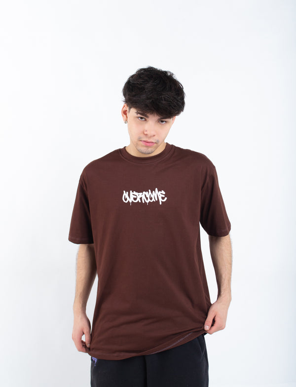 Camiseta Overcome Proud Marrom-001