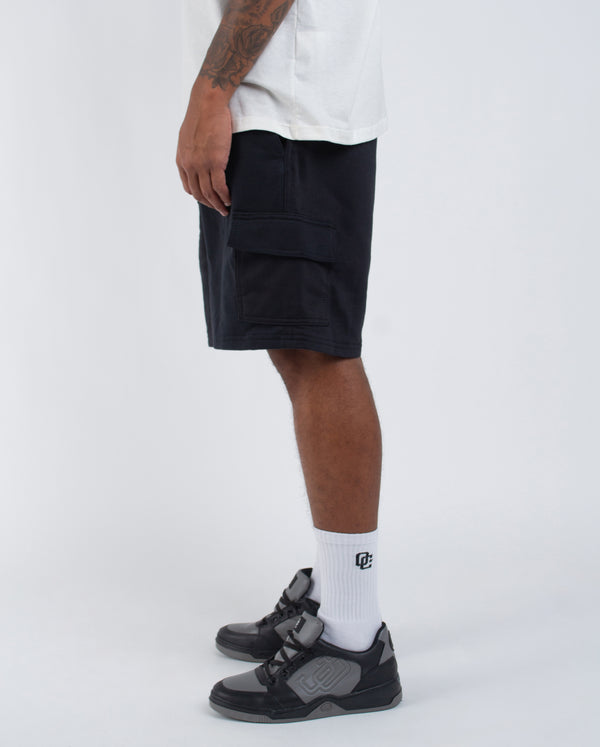Bermuda Cargo Moletom Overcome Basic Preta