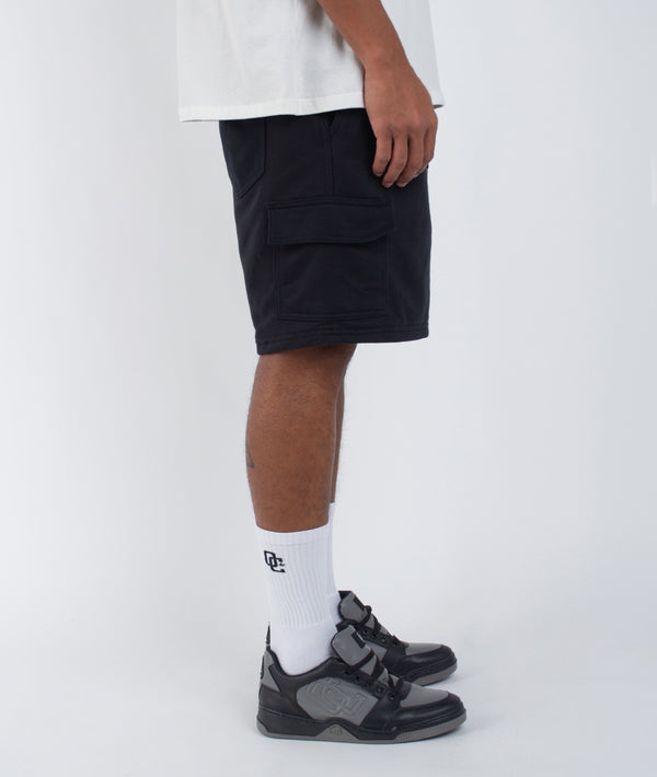 Bermuda Cargo Moletom Overcome Basic Preta