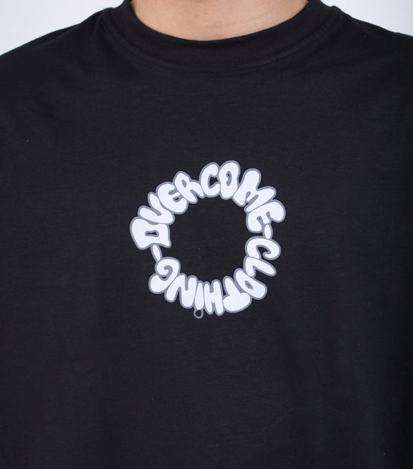 Camiseta Overcome Groovy Grey Preta