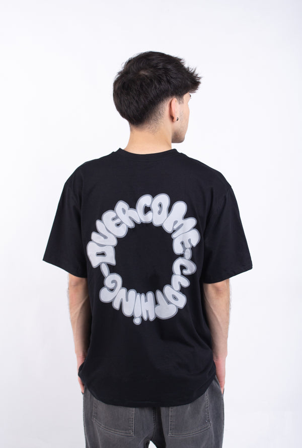 Camiseta Overcome Groovy Grey Preta