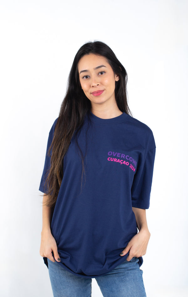 Camiseta Overcome x Gabi Weekend "Basic" Azul Marinho