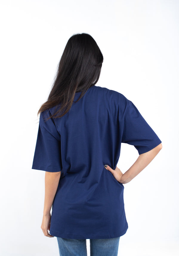 Camiseta Overcome x Gabi Weekend "Basic" Azul Marinho