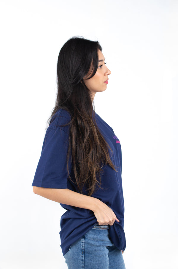 Camiseta Overcome x Gabi Weekend "Basic" Azul Marinho