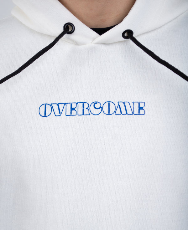 Moletom Overcome Canguru "Repetitions" Off White