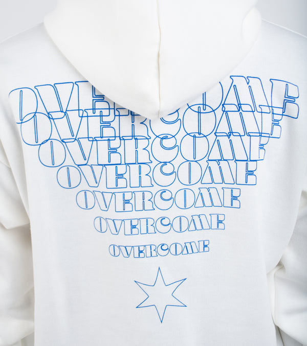 Moletom Overcome Canguru "Repetitions" Off White