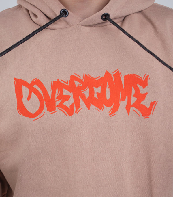 Moletom Overcome Canguru Street Style Bege