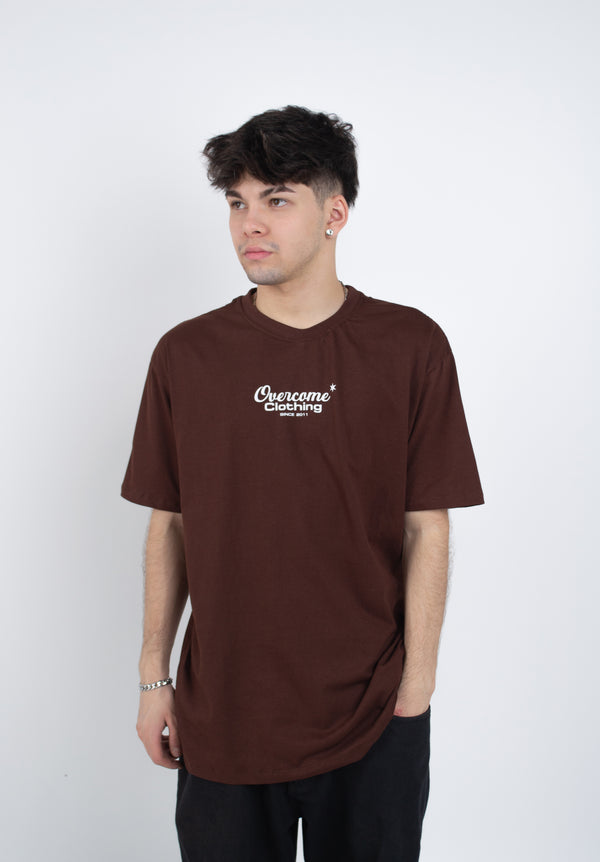 Camiseta Overcome Classic Marrom