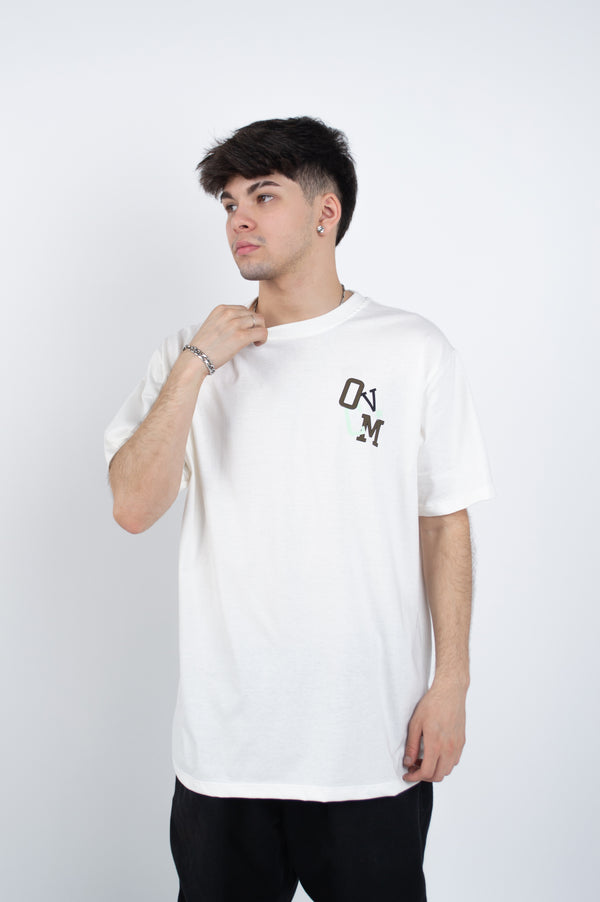 Camiseta Overcome OVCM Spelling Off White-001