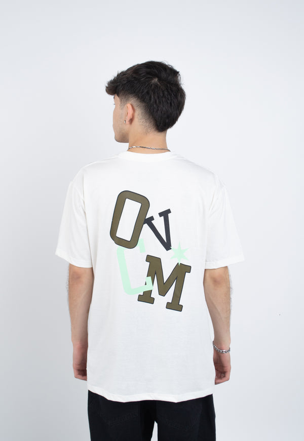 Camiseta Overcome OVCM Spelling Off White-001