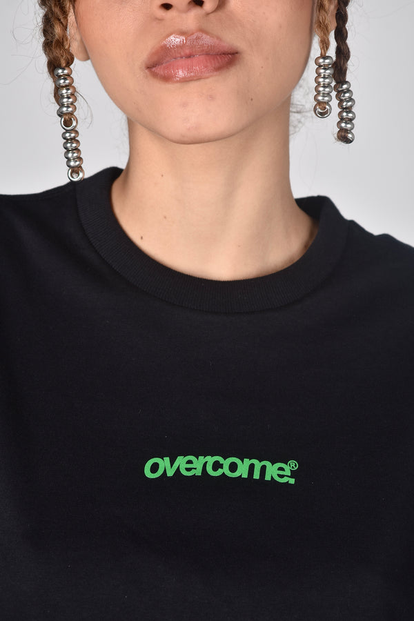 Camiseta Overcome logo 25 Preta/Verde