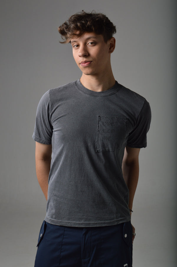 Camiseta Overcome Pocket Old Letters Logobox Estonada
