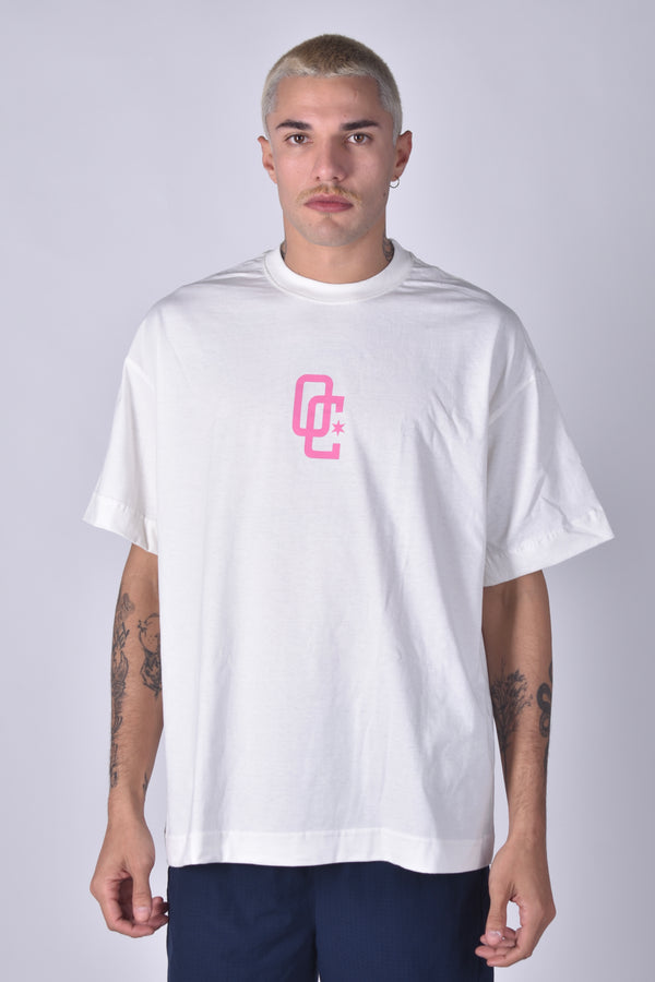 Camiseta Overcome Oversized Mermaid Off White