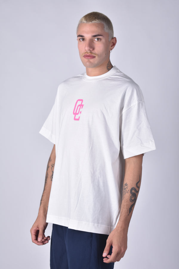 Camiseta Overcome Oversized Mermaid Off White