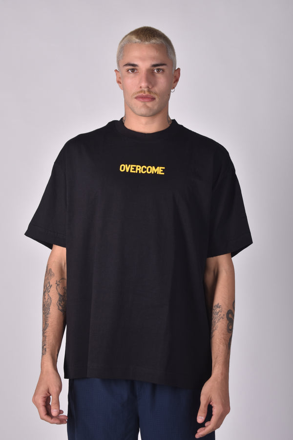Camiseta Overcome Oversized Star Tour Preta