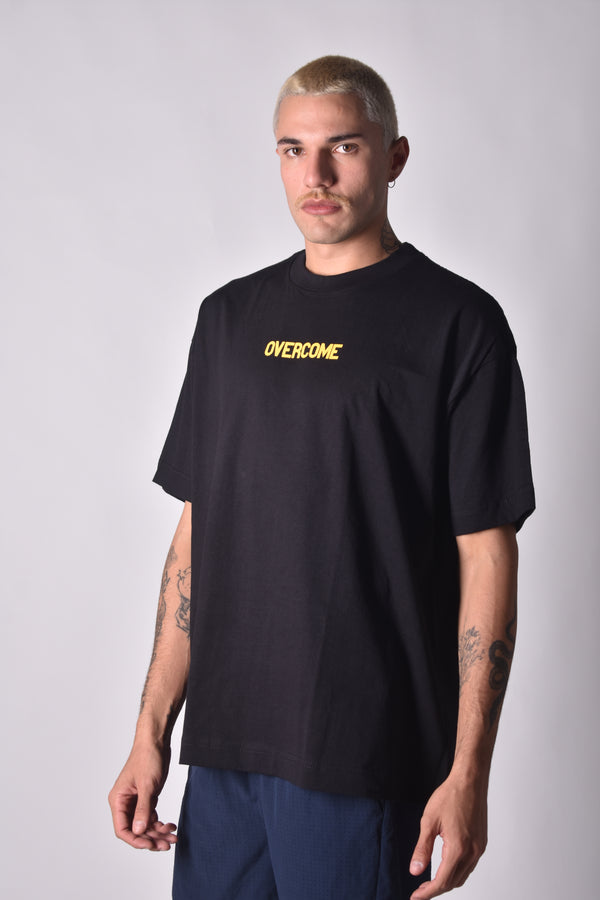 Camiseta Overcome Oversized Star Tour Preta