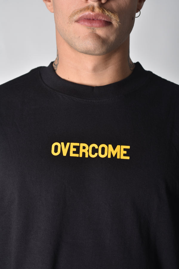 Camiseta Overcome Oversized Star Tour Preta