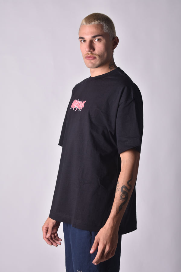 Camiseta Overcome Oversized Bounce Vice Preta