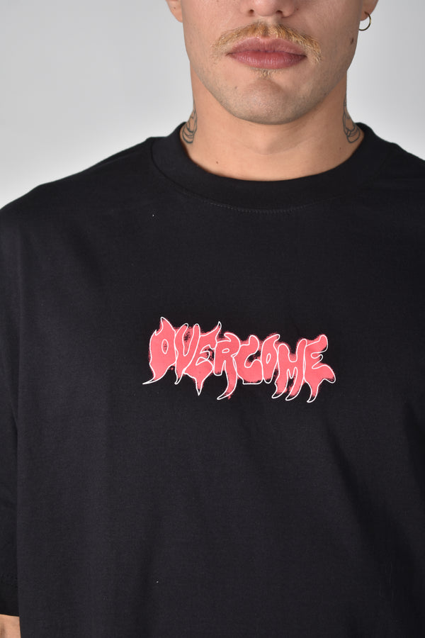 Camiseta Overcome Oversized Bounce Vice Preta