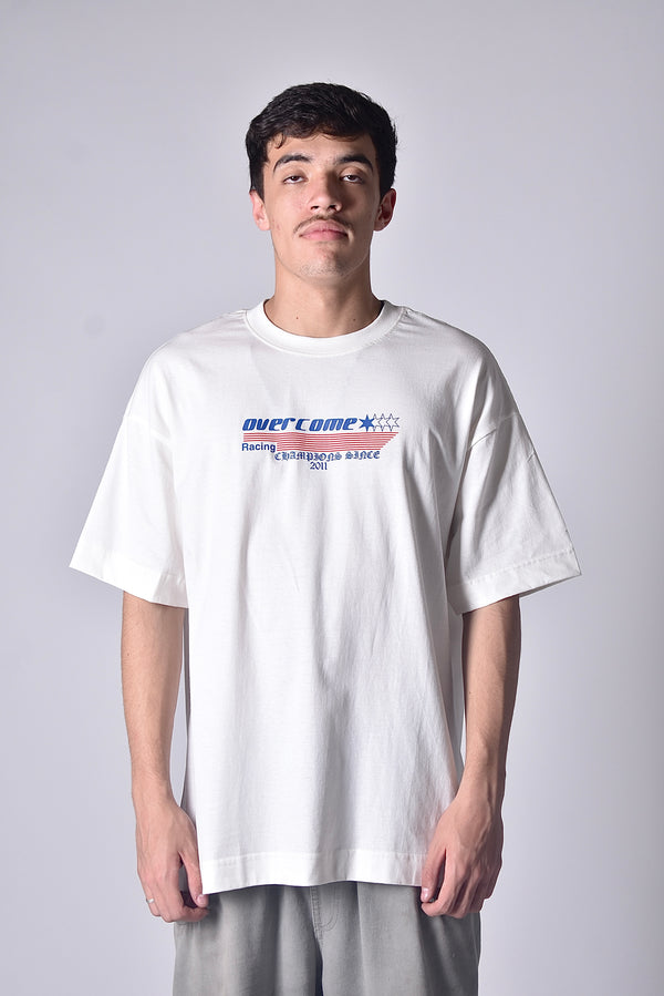 Camiseta Overcome Race 2.0 Off White