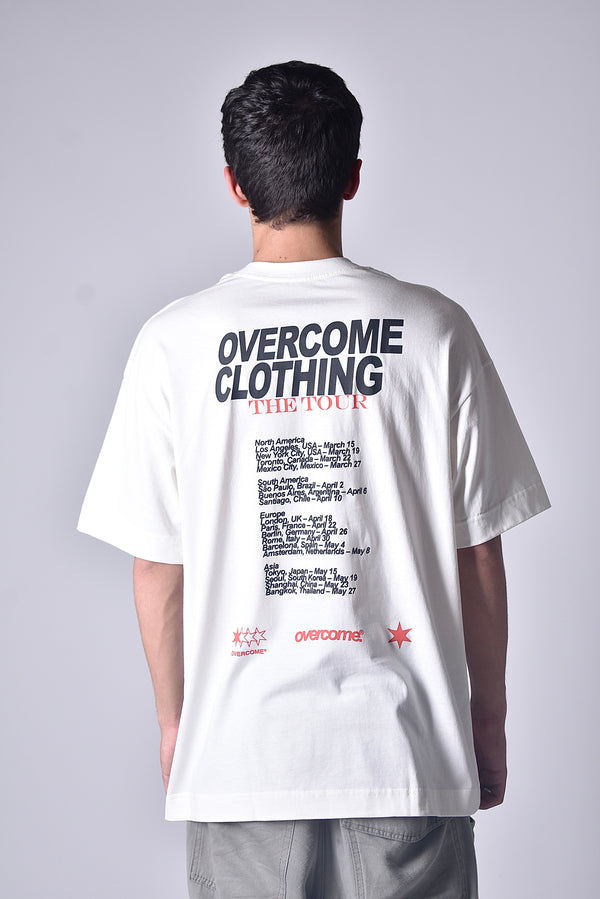 Camiseta Overcome Save The Date Off White