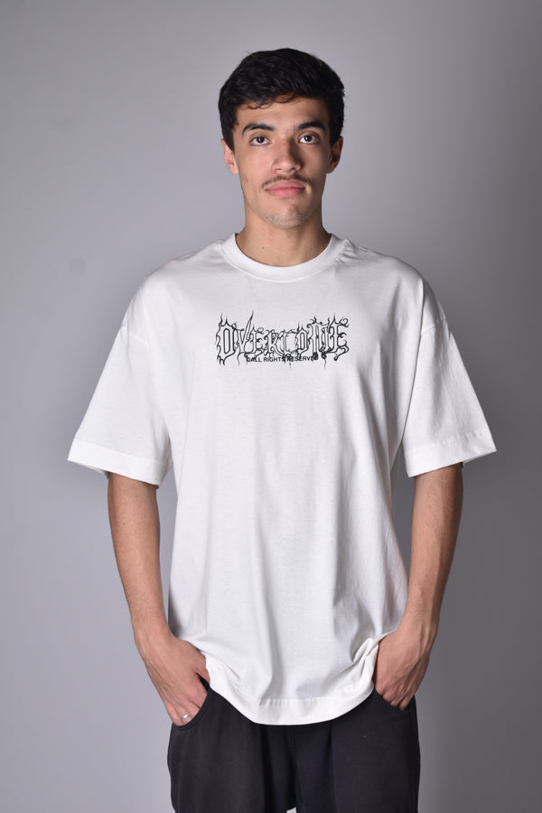 Camiseta Overcome Dark Age Off White