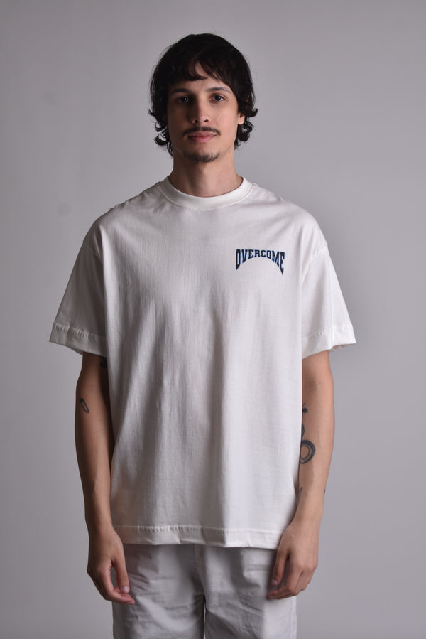 Camiseta Overcome Oversized Of Curve Off White