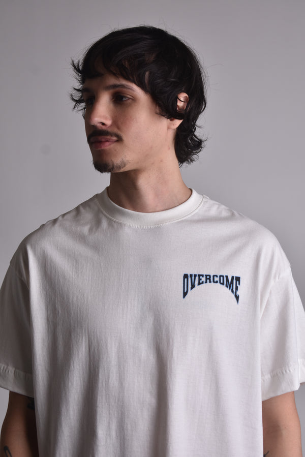 Camiseta Overcome Oversized Of Curve Off White