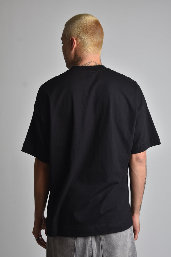 Camiseta Oversized Overcome Iced Metal Preta
