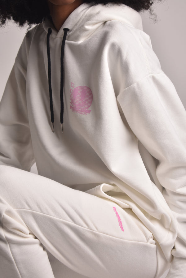 Calça Moletom Overcome Domination Smile Off White