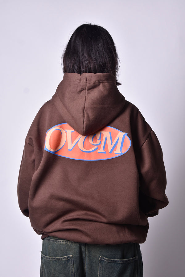 Moletom Overcome Canguru OVCM Vintage Marrom