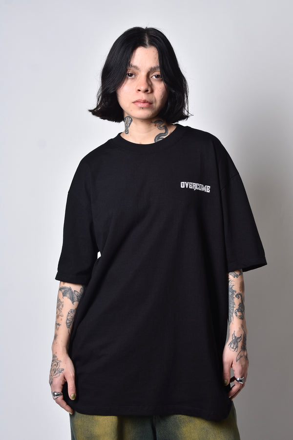 Camiseta Overcome Oversized Diamond Preta