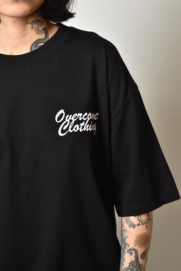 Camiseta Overcome Oversized Eagle Preta