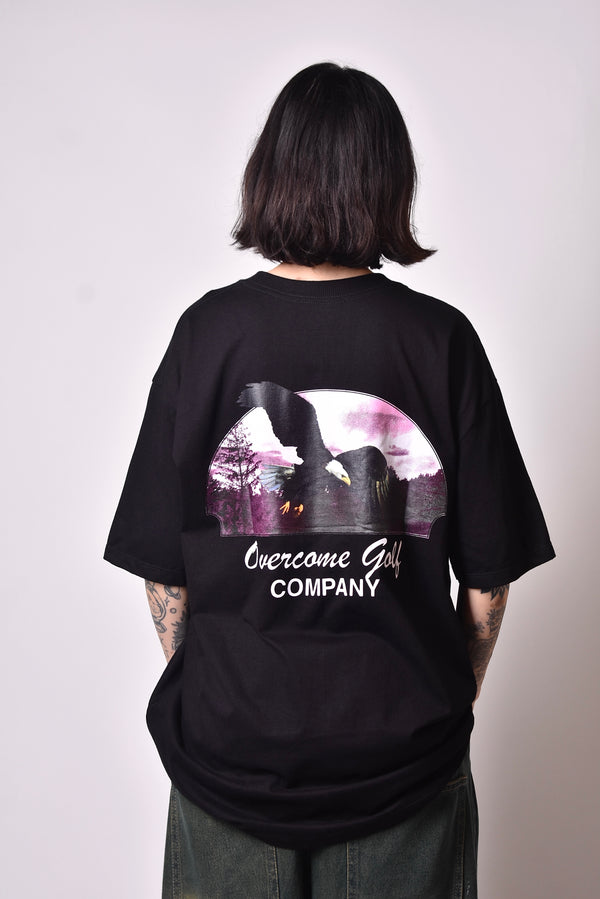 Camiseta Overcome Oversized Eagle Preta