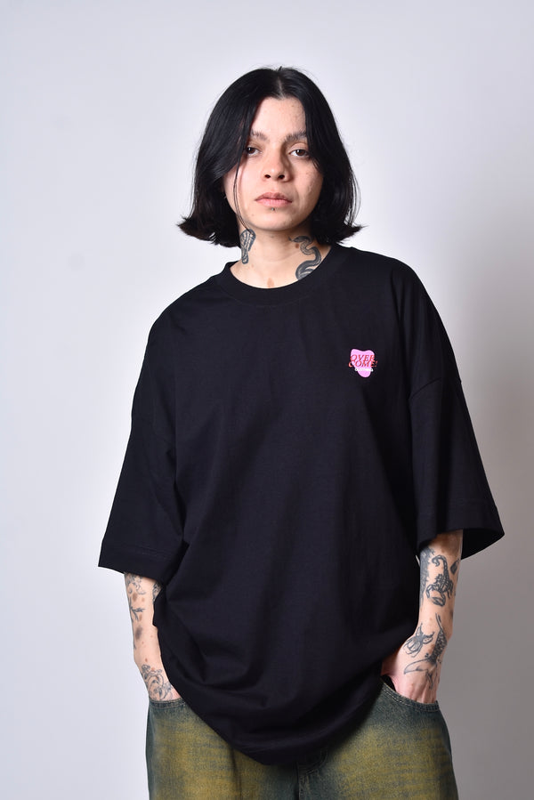 Camiseta Overcome Oversized Form Preta