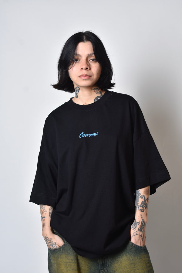 Camiseta Overcome Oversized Smash Preta