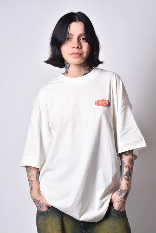 Camiseta Overcome Oversized OVCM Vintage Off White