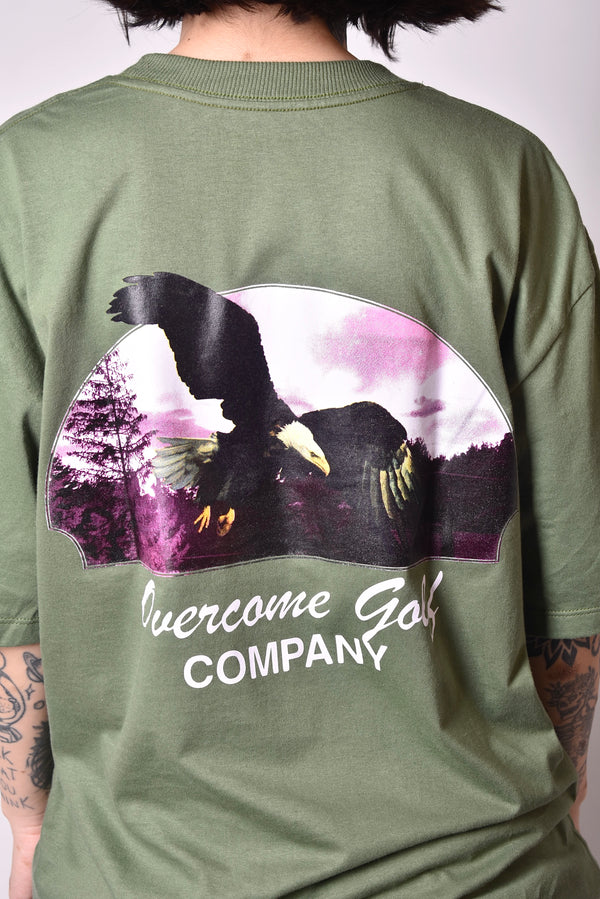Camiseta Overcome Oversized Eagle Verde Militar