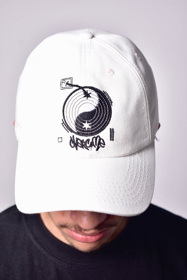 Boné Dad Hat Overcome Yin Yang Vinil Off White